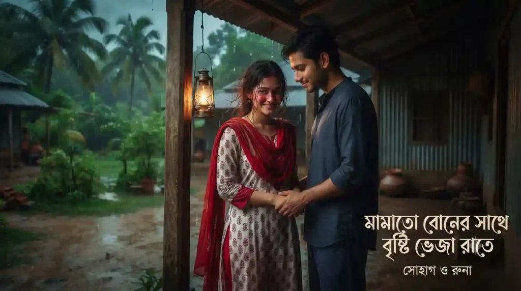 মামাতো বোনের সাথে বৃষ্টি ভেজা সেই রাত